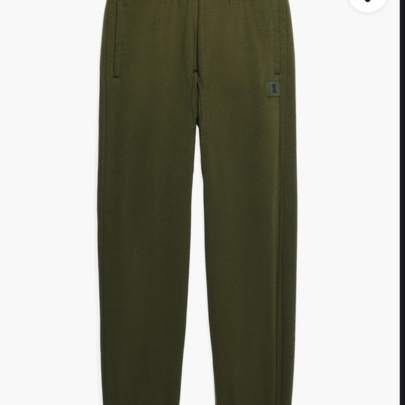 Savage X Fenty Deep Forest Green Xssential Rolled Cuff Jogger Pants - Picture 3 of 15